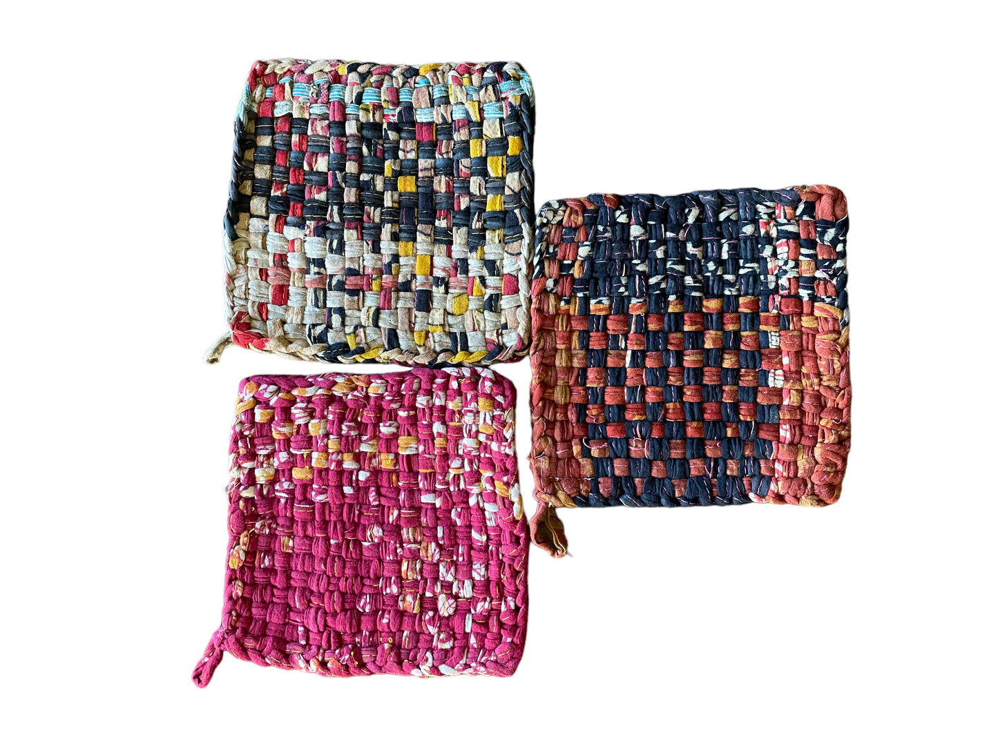 Recycled Cotton Hot Mats - 100% Recycled, 3 Pack