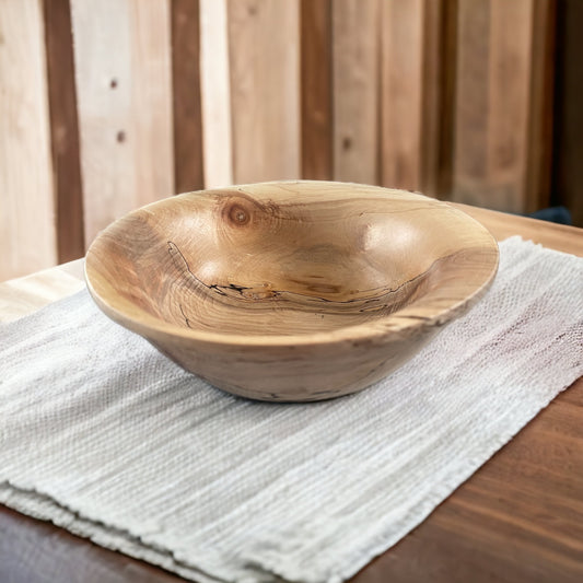 Unique Spalted Maple Wood Bowl Decor