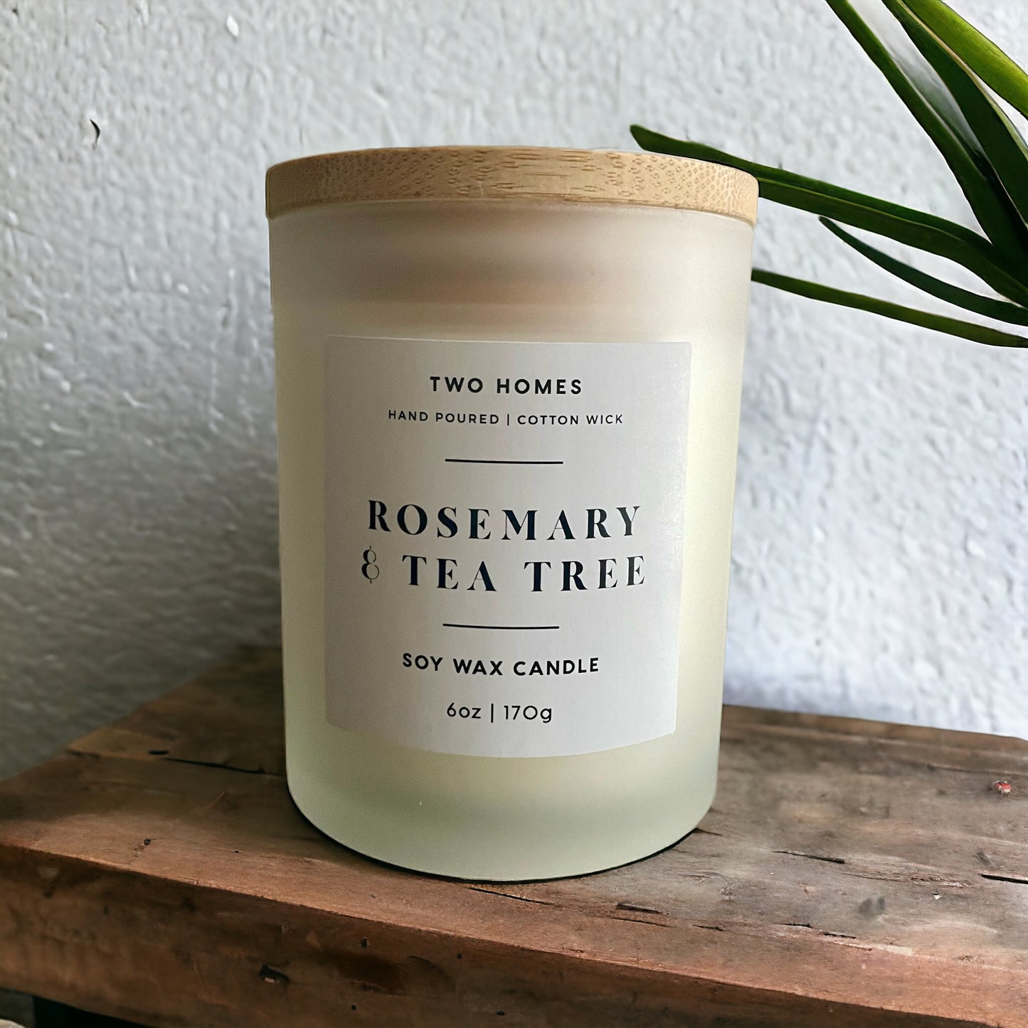 6oz Soy Candle - Rosemary + Tea Tree