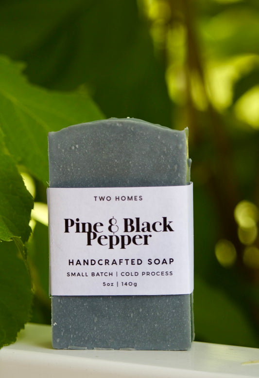 5oz Pine & Black Pepper Bar Soap