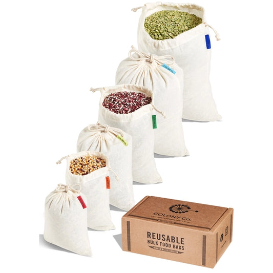 Reusable Food Bags - 6 Pack