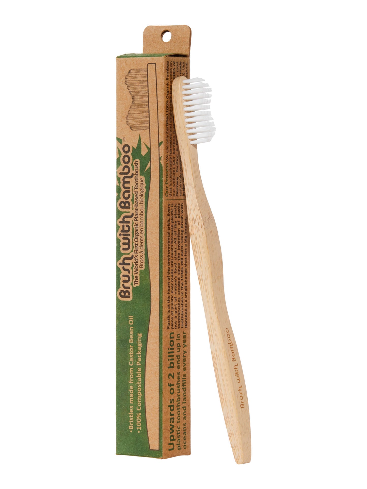 Bamboo Toothbrush - Adult, Standard Soft